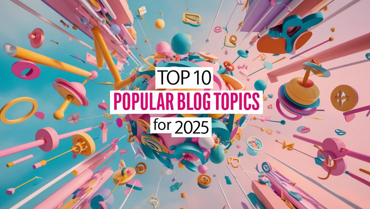 2025년 인기 블로그 주제 TOP 10 – 지금 시작하면 성공하는 콘텐츠